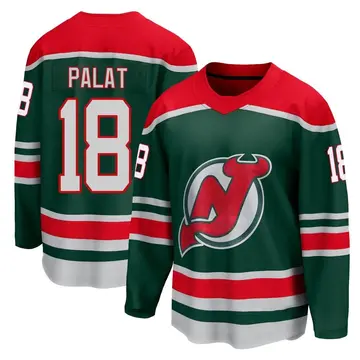 Men's Ondrej Palat New Jersey Devils ＃18 Breakaway Green 2020/21 Special Edition Jersey
